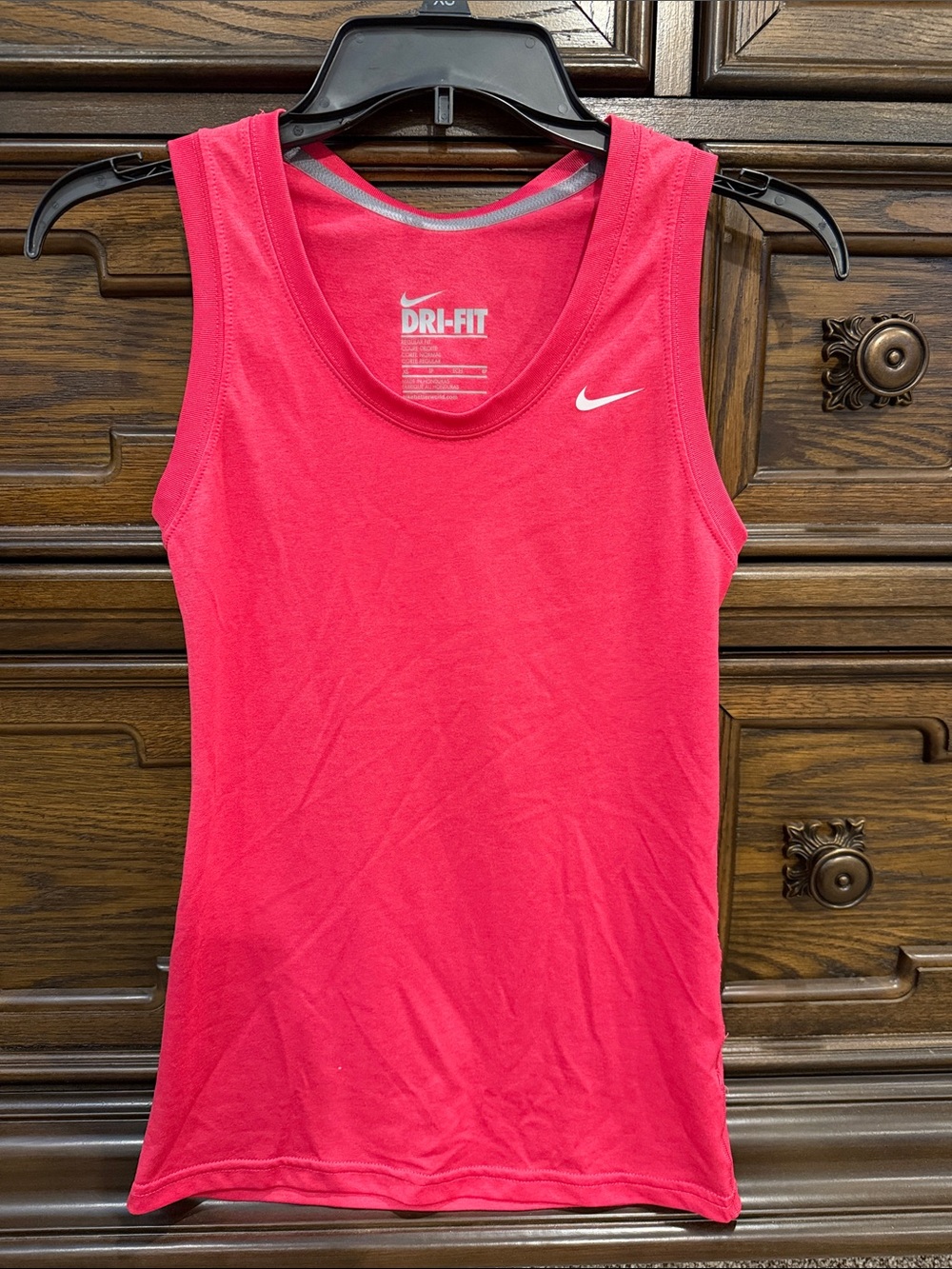 Nike Pink Dri-FIT Sleeveless Athletic Tank Top